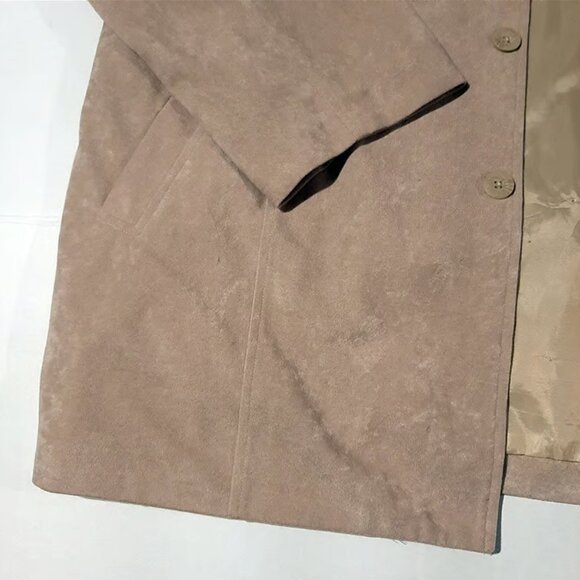 MOSA mens XXL jacket soft material casual or evening wear tan beige color nice - Picture 3 of 7
